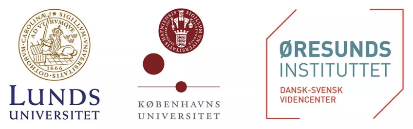 Bild på tre logotyper: Lunds universitet, Köpenhamns universitet, Öresundsinstituttet